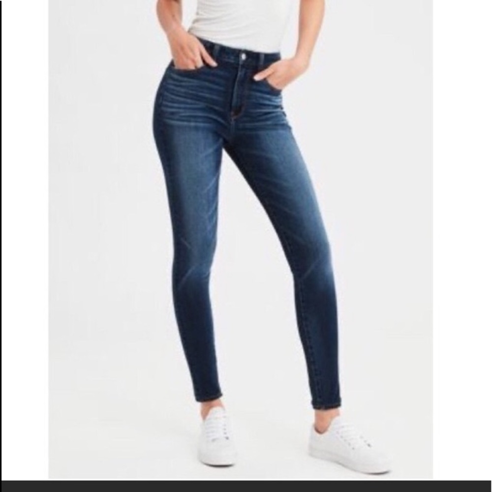 ⭐️AE HIGH RISE JEGGINGS⭐️SZ 0 SHORT⭐️🇺🇸🦅